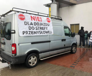 BLOKADA BRZEZIŃSKIEJ. Mieszkańcy Nowosolnej domagają się obwodnicy!