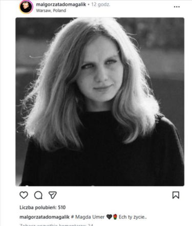 Magda Umer żegnana przez świat artystyczny
