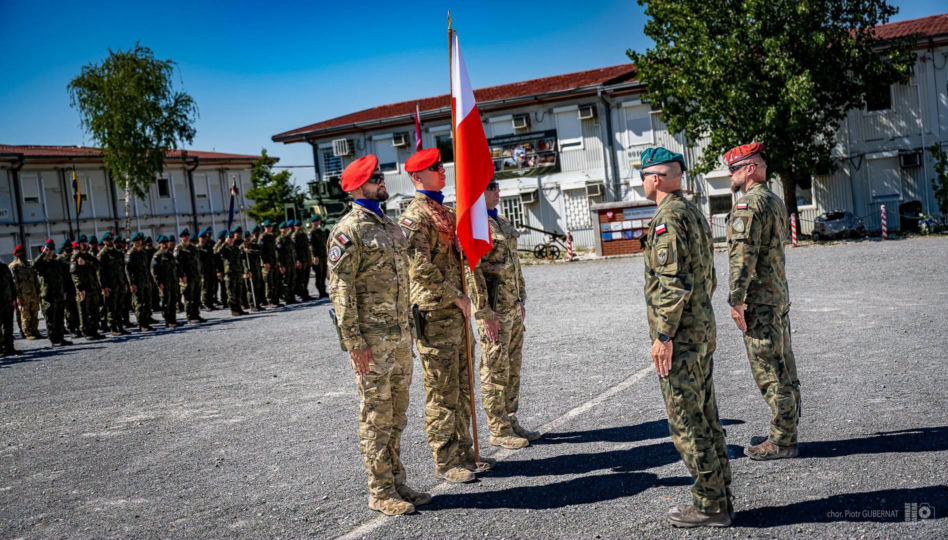 Zmiana dowódcy polskiego kontyngentu w Kosowie