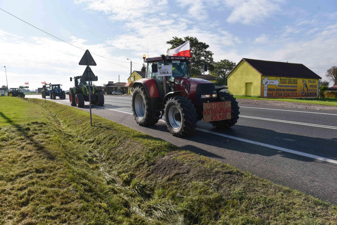 Protest rolników w Kujawsko-Pomorskiem. Tak wyglądał w regionie