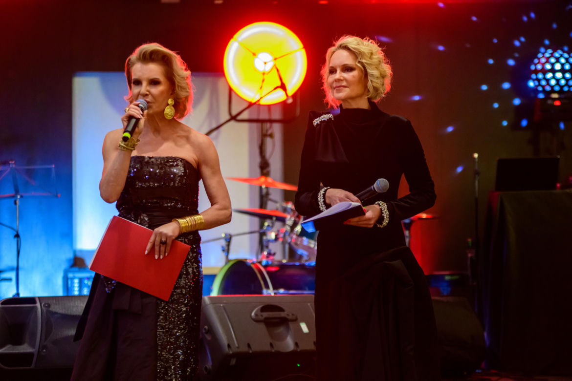 Katarzyna Madera i Joanna Racewicz na balu w Londynie