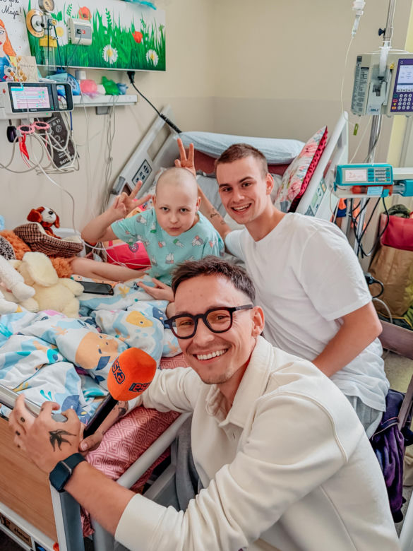 Mati Fuczyło i Łatwogang w szpitalu z Mają
