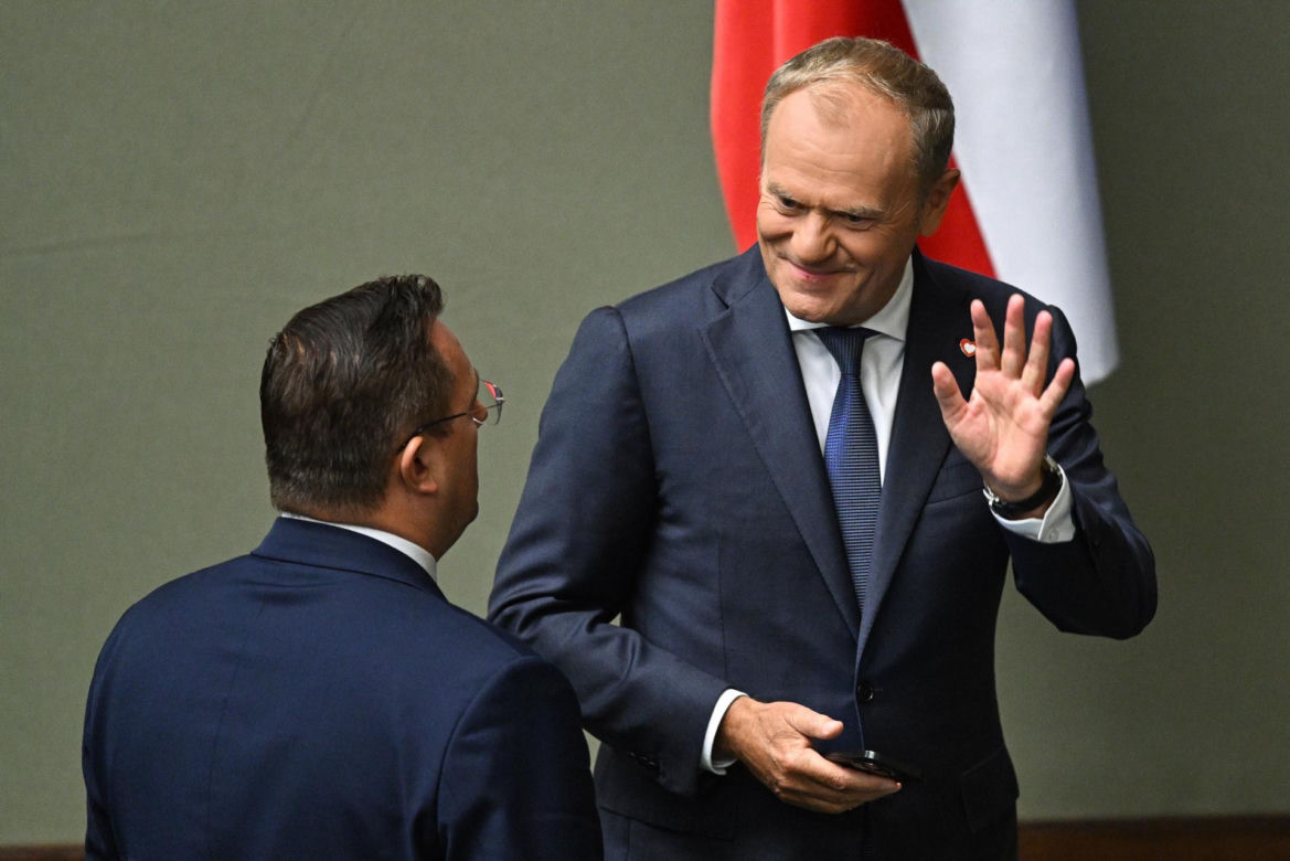 Wszystkie miny Donalda Tuska.