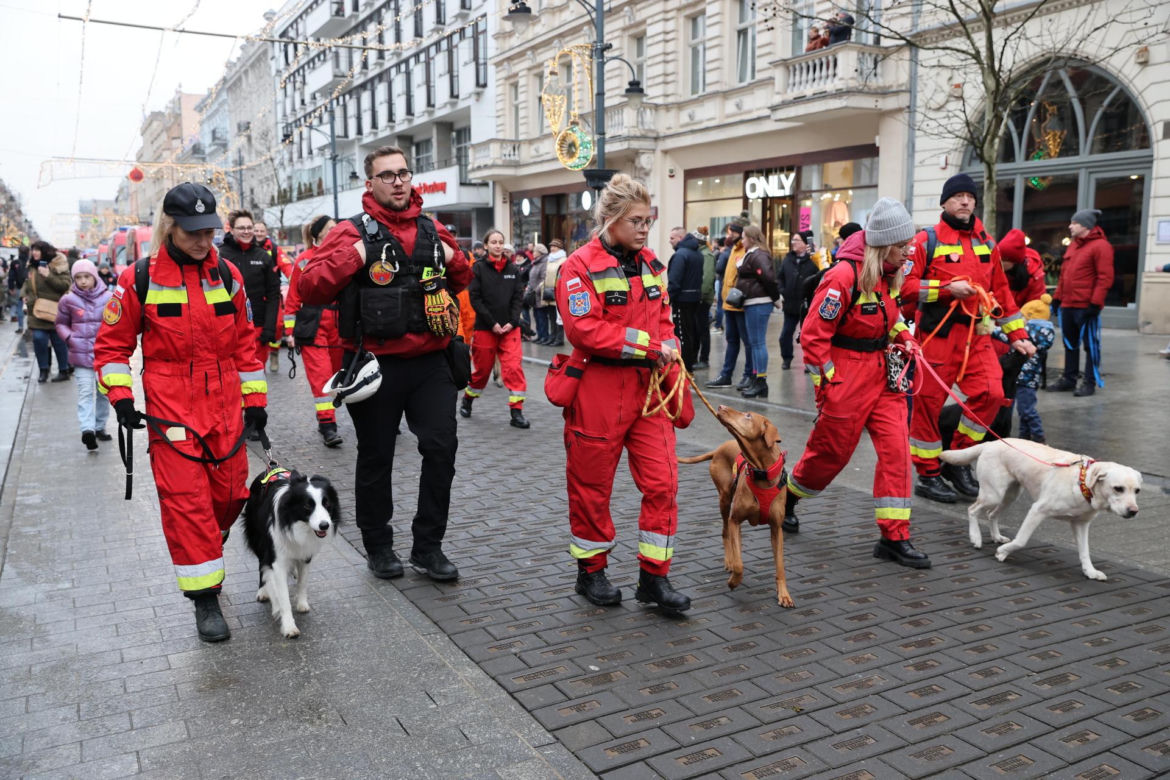 Łódź. Wielka Szarża na Piotrkowskiej w Łodzi, w ramach 33. Finału Wielkiej Orkiestry Świątecznej Pomocy.