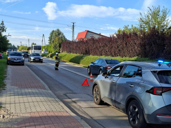 Wypadek w Warszówku