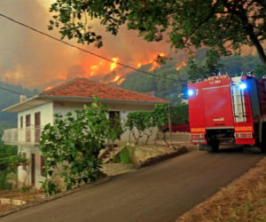 Pożary w Chorwacji na wyspie KORČULA