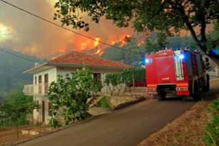 Pożary w Chorwacji na wyspie KORČULA