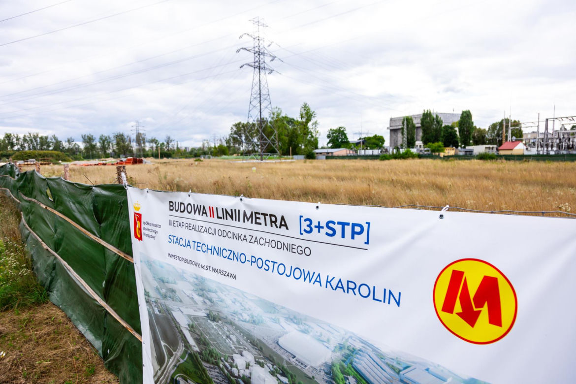Budowa metra M2 – STP Karolin