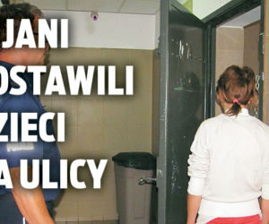 Pijani zostawili dzieci na ulicy