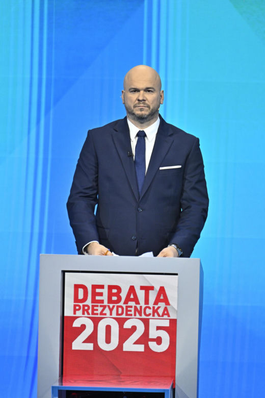 Ostatnie chwile przed debatą kandydatów