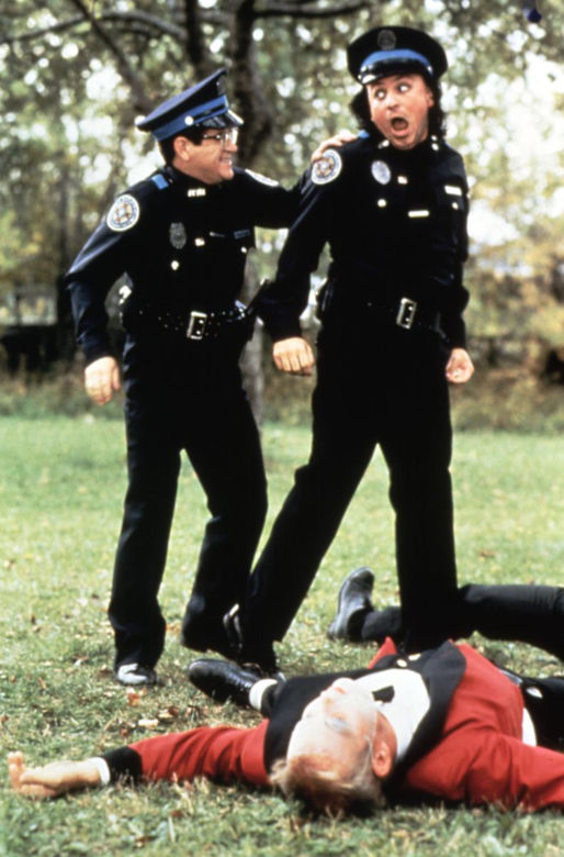Bob Goldthwait (po prawej) wcielił się w rolę kadeta Zeda 