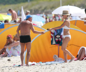 Beata Ścibakówna zachwyca na plaży