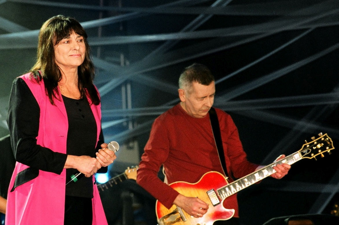 Mira Kubasiński (wokalistka zespołu Breakout) i Tadeusz Nalepa