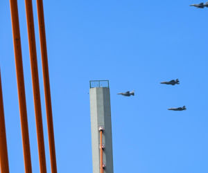 Nad Polską przeleciały ultranowoczesne myśliwce F-35!