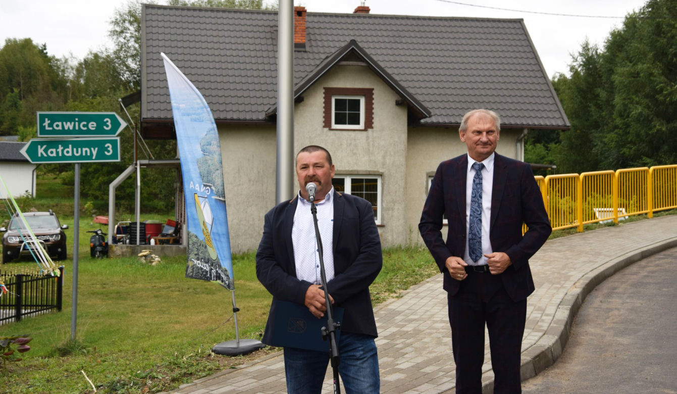 Gmina Iława: Oddanie do użytku drogi Dół-Ławice