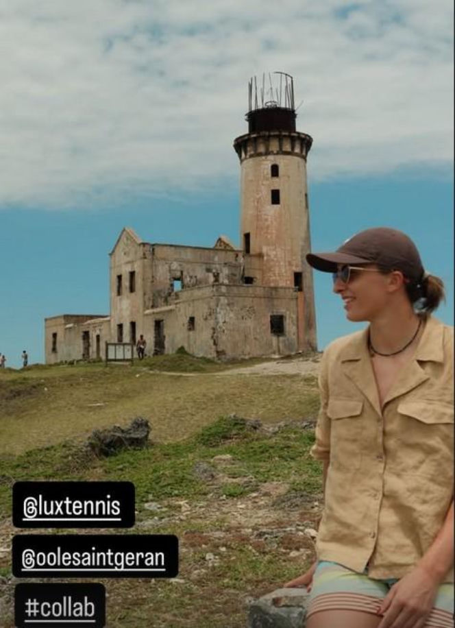 Iga Świątek, urlop na Mauritiusie