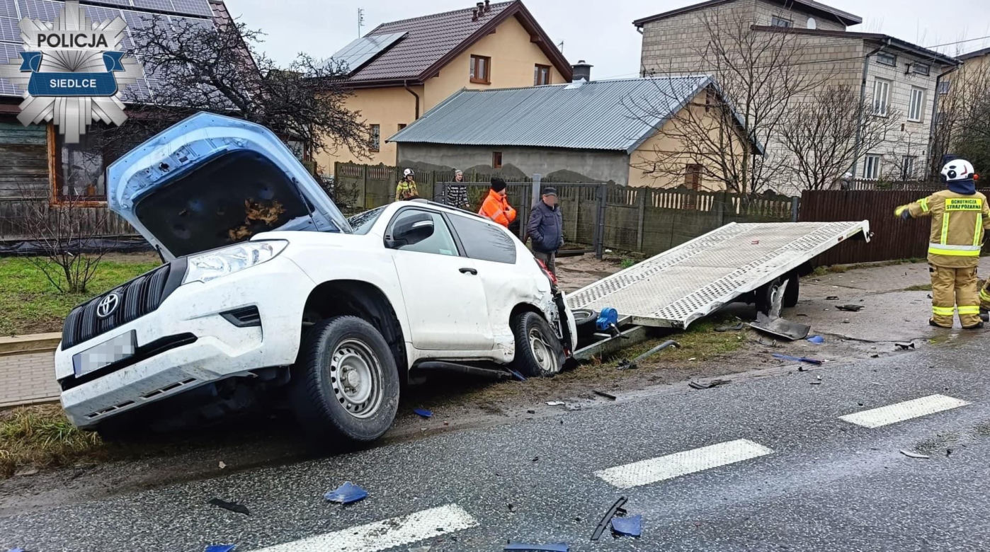 W karambolu na DK2 brała udział ciężarówka i pięć aut osobowych