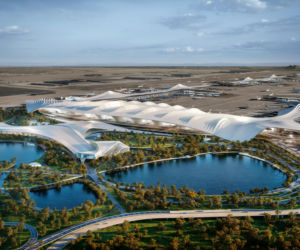 Nowy port lotniczy w Dubaju zadziwi świat. To projekt austriackich architektów