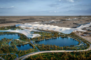 Dynamiczna struktura o majestatycznych rozpiętościach - takie będzie nowe lotnisko w Dubaju. To architektoniczna rzeźba, która zdefiniuje nową erę lotnictwa - nowy port Al Maktoum International