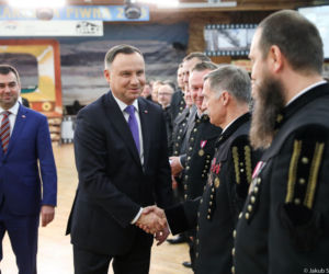Bełchatów: Prezydent Andrzej Duda z wizytą u górników