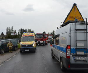 Poważny wypadek w Pigży. Dwie osoby w szpitalu