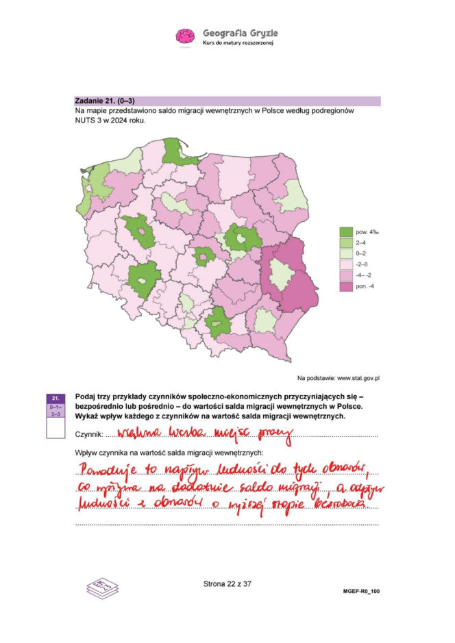 Matura próbna 2026: geografia rozszerzona - wszystkie odpowiedzi do arkusza CKE 15.01.2026