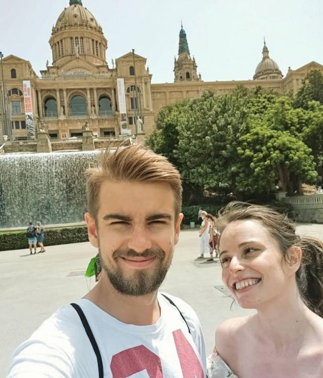 Jakub Popiwczak i jego żona Magda