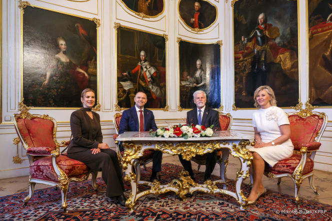 Marta Nawrocka w Czechach