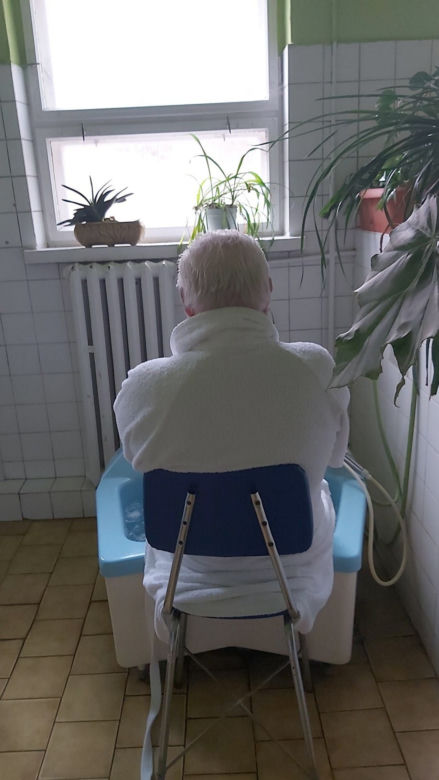 Lech Wałęsa w sanatorium