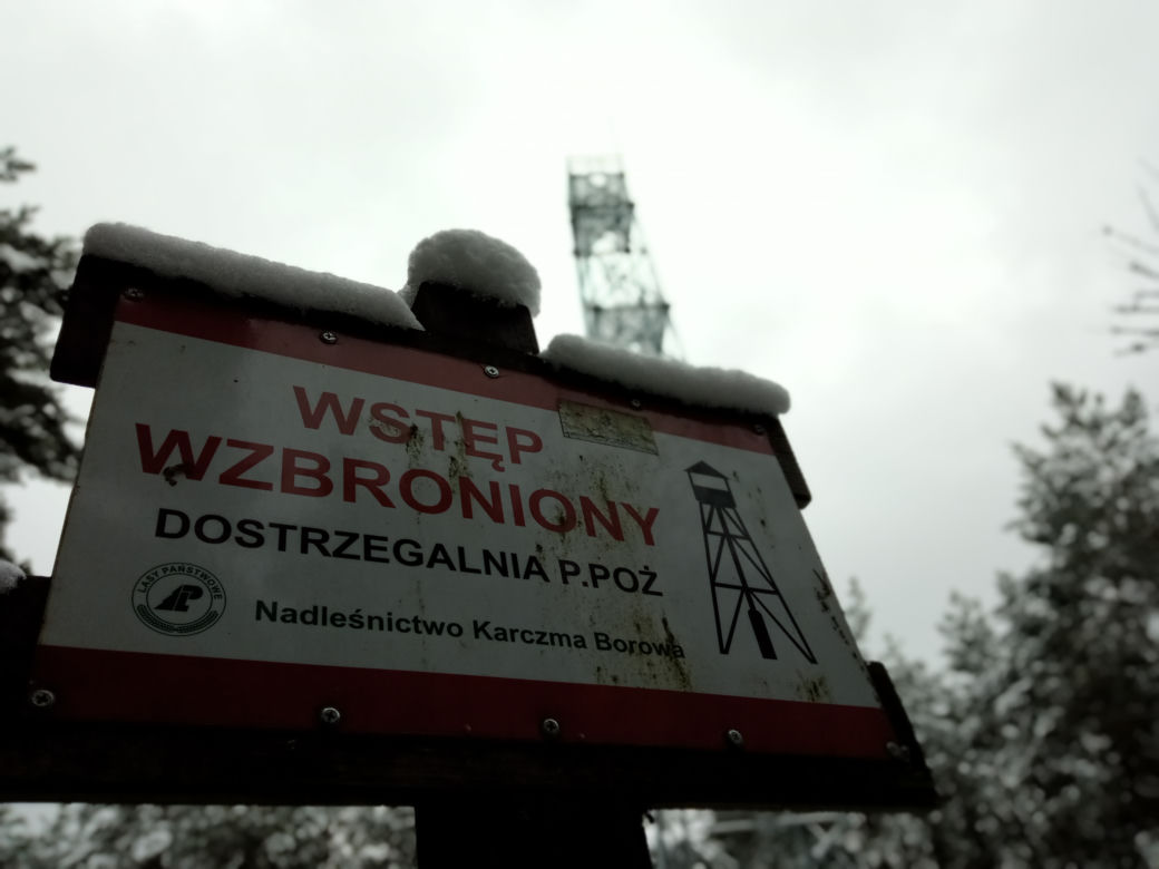 Wieża obserwacyjna na Górze św. Jadwigi