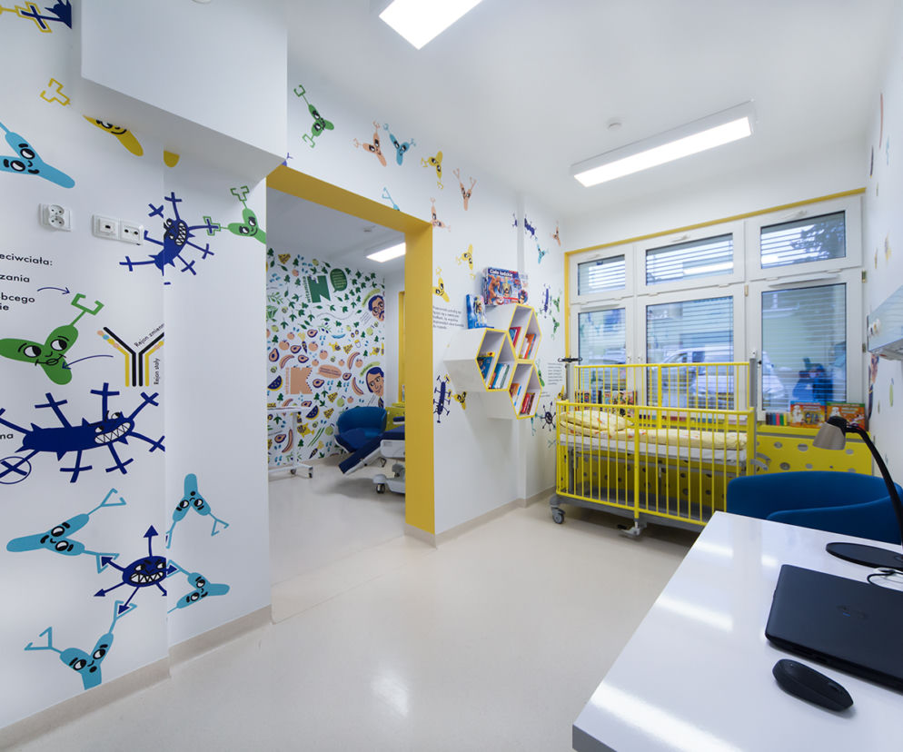 Nauka Ratuje Życie - sala podań leków biologicznych w szpitalu Zdroje