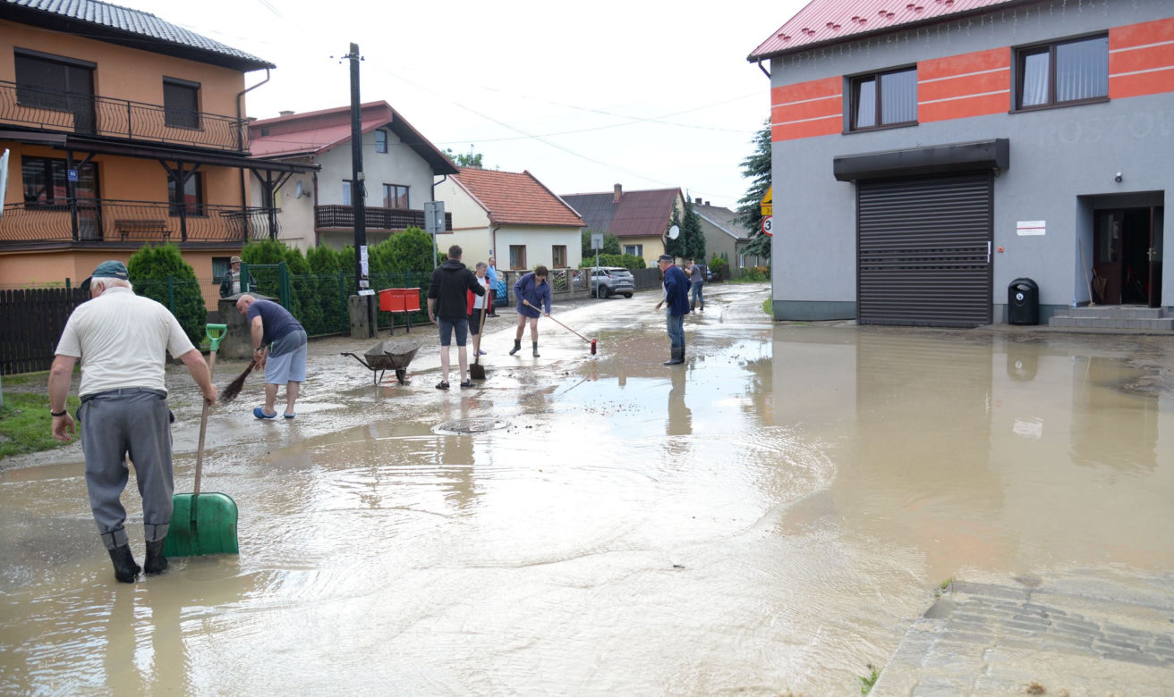 Potężne nawałnice znów zalały Małopolskę