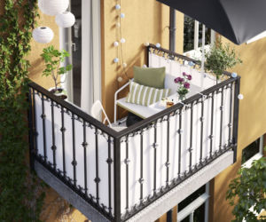 Balkon w bloku