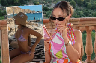 Marina wskoczyła w minibikini. Pokazała się w słomkowym kapeluszu wartym kilka tysięcy zł!