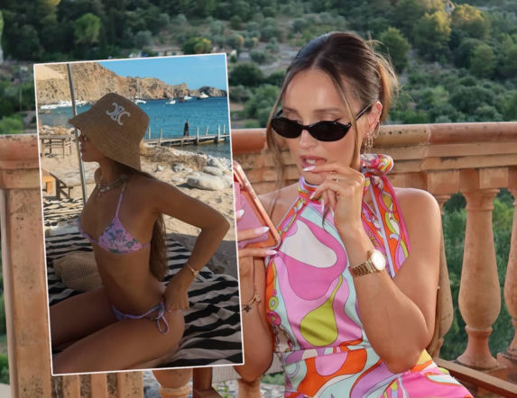 Marina wskoczyła w minibikini. Pokazała się w słomkowym kapeluszu wartym kilka tysięcy zł!