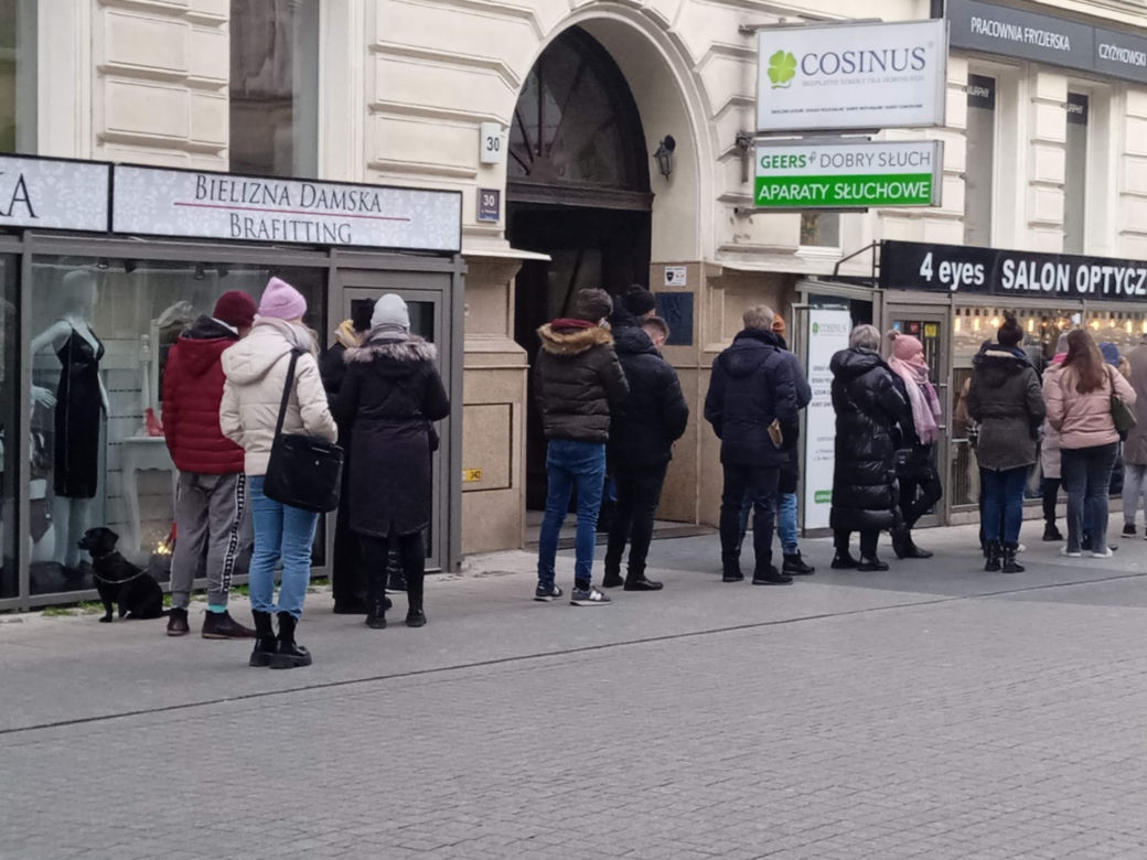 Kolejki za pączkami w Poznaniu
