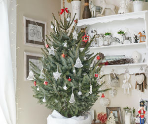 Świąteczne choinki w stylu rustykalnym