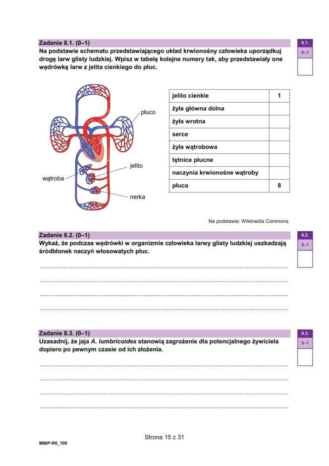 Arkusze matura próbna z biologii 14.01.2026