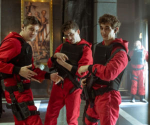 Dom z papieru 5 sezon: Palermo (Rodrigo de la Serna), Denver (Jaime Lorente), Rio (Miguel Herrán)