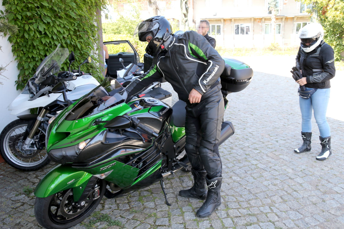 Radek Liszewski na piekielnie szybkim motorze