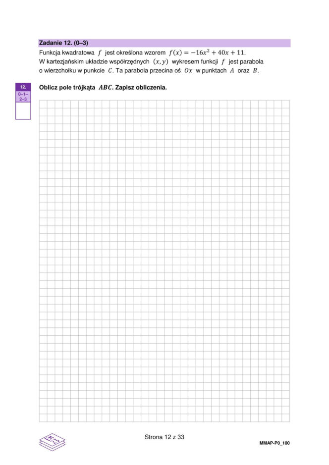 Próbna matura 2026: matematyka. Arkusze CKE, pytania i odpowiedzi  [5.03.2026]