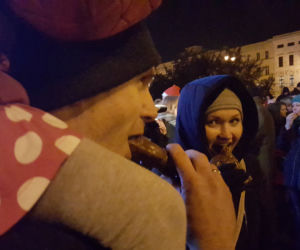 Bydgoszcz jest najsłodszym miastem w Polsce! Za nami bicie rekodu w jedzeniu czekoladowych mikołajów!