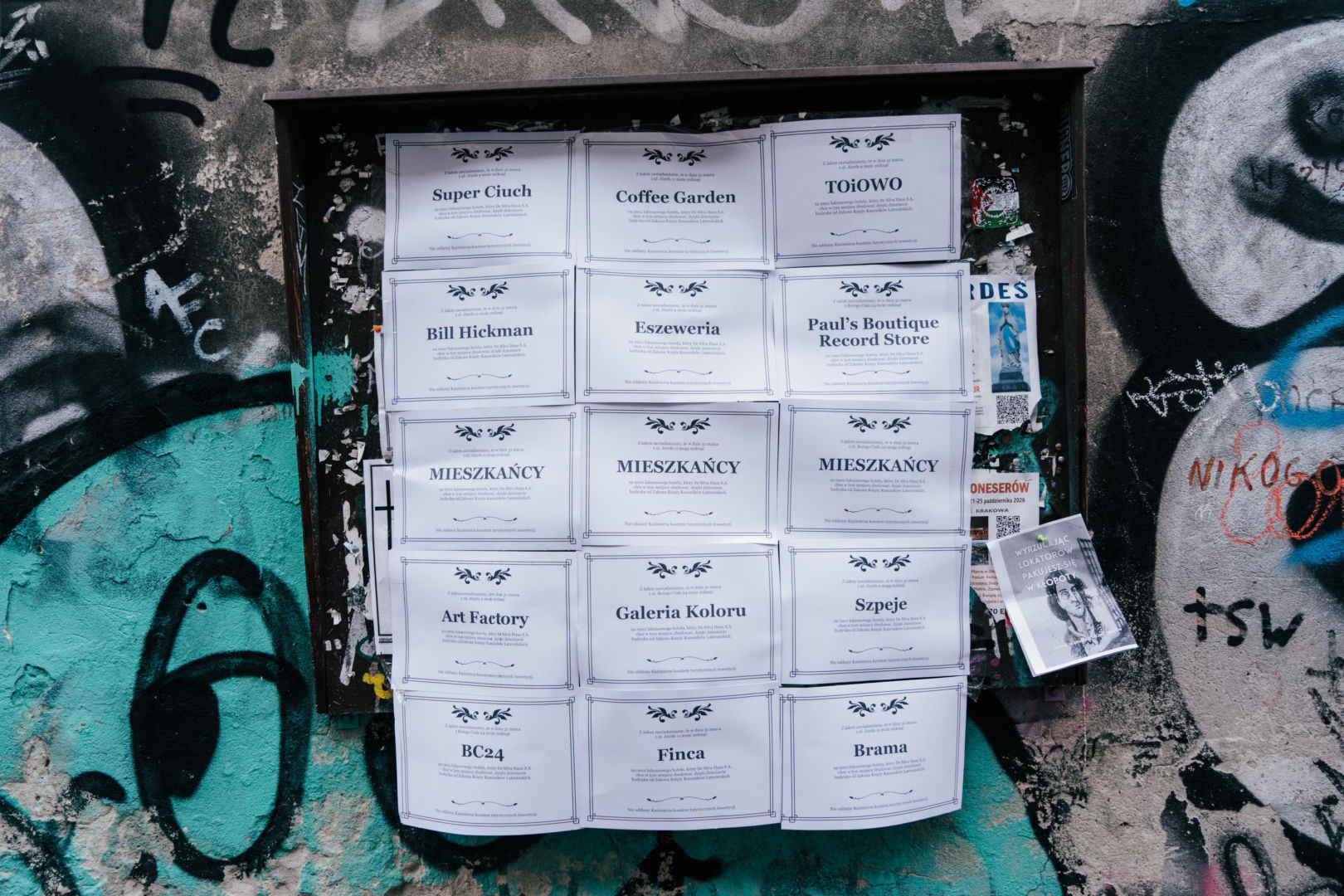 Protesty na krakowskim Kazimierzu w obronie kamienic