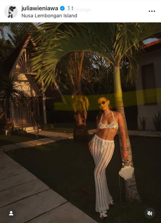 Julia Wieniawa na Bali 