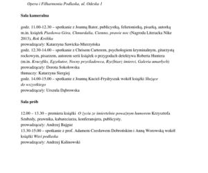 8. Międzynarodowe Targi Książki w Białymstoku. Zobacz, kto będzie. Harmonogram wydarzenia