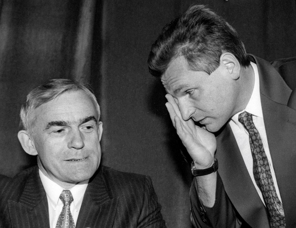 Leszek Miller i Aleksander Kwaśniewski  