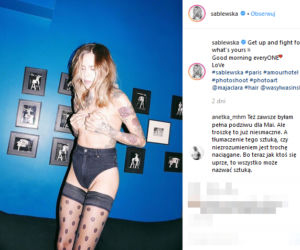 Maja Sablewska na rajstopach zarobiła 100 000 zł