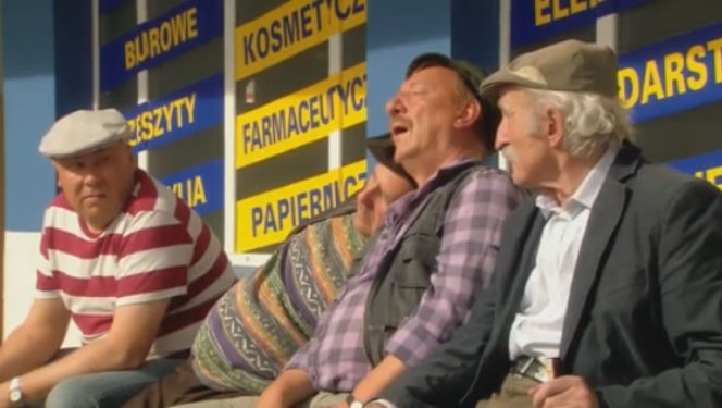 Ranczo 8 sezon odc. 94. Hadziuk (Bogdan Kalus), Solejuk (Sylwester Maciejewski), Stach Japycz (Franciszek Pieczka)