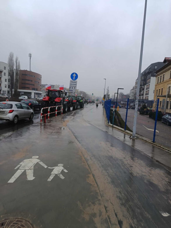 Protest rolników w Toruniu [9.02.2024]