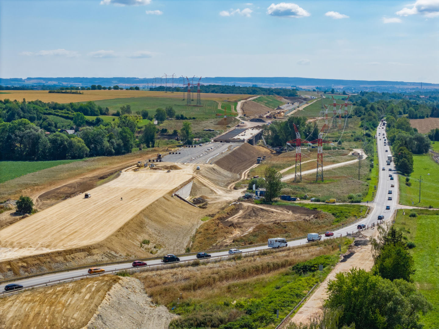 Budowa D35 odcinek Džbánov - Litomyšl